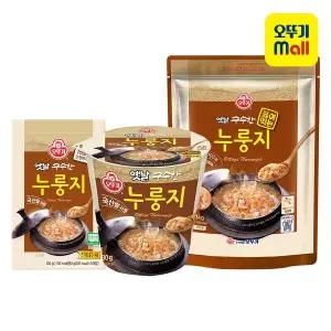 [오뚜기][본사직영] 오뚜기 옛날 구수한 끓여먹는 누룽지 3종 골라담기 (3kg/용기/케이스)