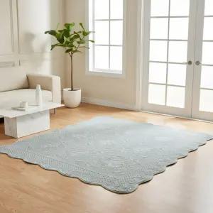 국민오토 카페트 200X230 선염 스프레드 특대형 워싱 퀼트 러그 거실 바닥 논슬립