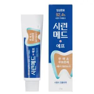 부광약품 시린메드 에프 치약 125g 1개 시린이케어 무불소 무색소 잇몸 약국 치약