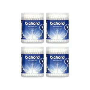 대용량 비코드 면봉 순면100% 귀지 청소 면봉케이스 [100개입X 4통]