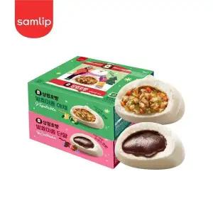[신세계라이브쇼핑]삼립호빵 개별포장 단팥호빵12입+야채호빵12입
