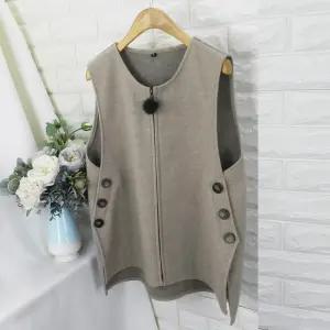 [쿨젠]bob_옆버튼모직조끼VOT겨울조끼,모직조끼,빅사이즈,엄마조끼