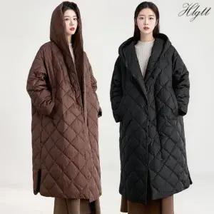 퀼팅후드롱롱패딩(색상선택)