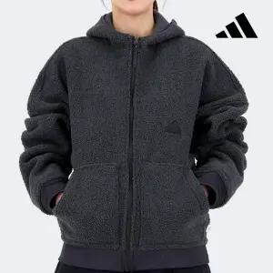 아디다스 남녀공용 폴라플리스 풀집업 후디 재킷 HG2076 후드 자켓