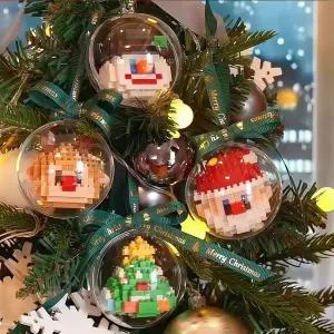 크리스마스 미니블럭 오너먼트 만들기 세트 트리 장식 만들기 꾸미기 세트