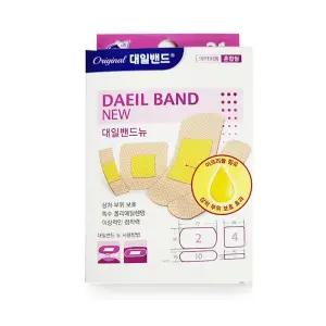 대일밴드 뉴 혼합형밴드 표준형 작은모양 일자형 네모모양 투명 아쿠아 방수 21매