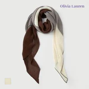 [올리비아로렌ACC] 폴리 플리츠 스카프_VYCXF3Z8211