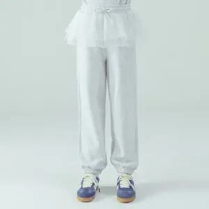 [아이러브제이] 쁘띠플 기모 레이어드 조거팬츠 JXWPT23