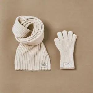 [갤러리아] HJMU5F851I2 베이지 라인배색 울캐시미어 머플러