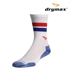 드라이맥스 러닝 라이트 메쉬 크루 화이트 로얄 레드