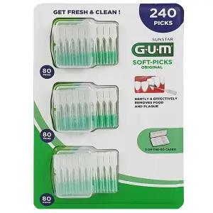 GUM 검 소프트픽 오리지널 치간칫솔 240개입 코스트코 일회용 치실 gx