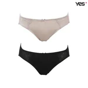 [롯데백화점]예스 베이직 레이스 포인트 삼각팬티 YSWPX433