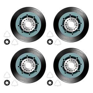 업그레이드된 EngPair (4팩) WPW10314173 및 W10314173 건조기 드럼 서포트 롤러 키트, 월풀, 켄모어, 메이태그, 3396801, 349241T, 8536973, 8536974, AP6019303, PS11752609, PS347627, W10314171에 적합합니다