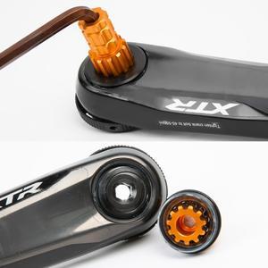 자전거 크랭크 제거 Shimano XTR M9100 용 설치 도구 암 커버 나사 렌치 사이클링 셋