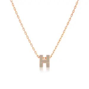 (당일출고) 목걸이 미니팝아슈 POP-H MINI 마론글라쎄+로즈골드