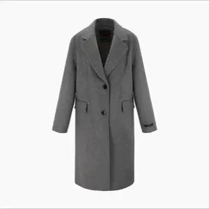 [SOUP] OBBHCR1(싱글 투버튼 구스안감 오버핏 핸드메이드 코트)