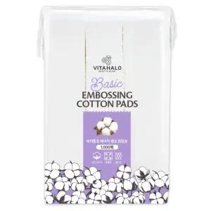 비타할로 무형광 엠보싱 순면 화장솜 대용량 1000개입 1개