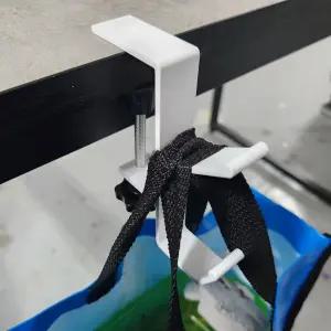 책상정리 고리 데스크용 클램프 가방걸이