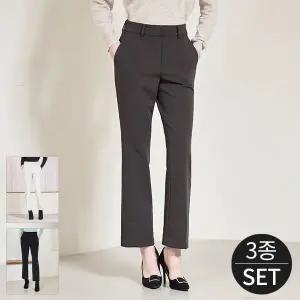 [로코엘라]더스 세미부츠컷 스트레치 여성 기모 팬츠 3종세트