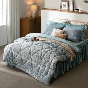 [하프클럽/마르시아]엘프 착번아웃 극세사 베딩 풀세트