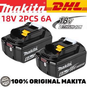 마키타 호환 6.0Ah 18V 충전식 배터리 BL1830 전동 공구용