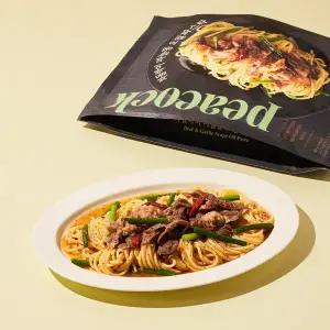 피코크 차돌박이 마늘쫑 오일파스타 620g