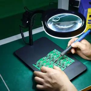 스탠드 확대경 조명 돋보기 납땜