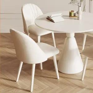 북유럽 식탁세트 세라믹 원형 2인 4인 테이블
