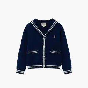 마리떼프랑소와키즈긴팔티 TQK MFE44FCD101NVY ENFANT SAILOR CADIGAN