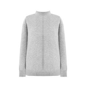 [크로커다일레이디] 크로커다일레이디 솔리드 반폴라 니트 스웨터CLDWSW902