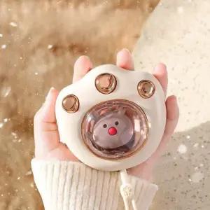 고양이발 휴대용 손난로 충전식 귀여운 미니 핸드워머 선물용 보온템 JS182