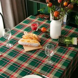크리스마스 원단 천 그린 녹색 테이블보 레드 조각천 겨울 체크 컷트지 크리스마스원단