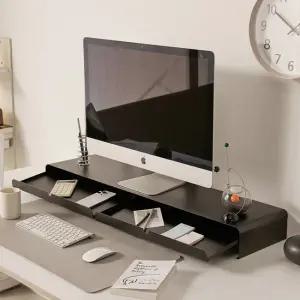 블랑 프리미엄 듀얼 철제 모니터 받침대 1000