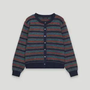 [코데즈컴바인](광주신세계) 배색 단가라 니트 가디건 (CKD-CD005WA)