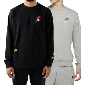 [하프클럽/나이키]나이키 NSW 프렌치테리 멀티로고 맨투맨 DJ6914