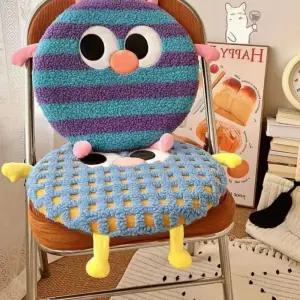 겨울방한 사무실 의자 카페 메모리폼 원형방석 좌식