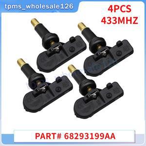 자동차 타이어 압력 모니터 시스템 센서, 2018 2020 램 1500 TPMS, 433MHZ, 68293199AA, 4PCs/로트