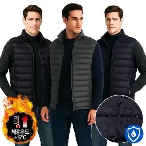 윈터 베이직 중경량 퀄팅 패딩 조끼
