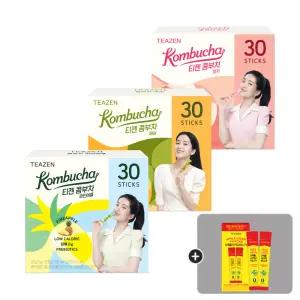 콤부차 30스틱x3박스(파인애플+매실+피치)