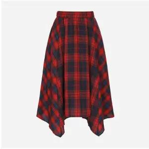 [롯데백화점]써스데이 아일랜드 깅엄체크 밴딩 레이어드 스커트 T258MSK231W