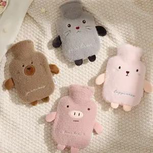 보온 온수 부드러운 캐릭터 찜질 애니멀 보온 물주머니 숙면 디자인 귀여운 겨울철 필수템 동물 겨울