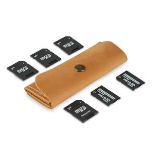 MAKYN 가죽 SD/ SD 카드 홀더 및 정리함, 보관 케이
