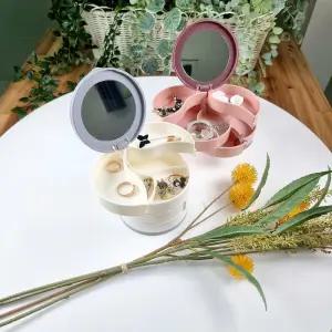 미니보석함 주얼리트레이 악세사리함/보관/다용도/화장대/정리/반지/케이스/목걸이/보관함/귀걸이/휴대용