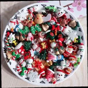 크리스마스 미니어처 장식 파츠 산타 루돌프 눈사람 트리 데코 만들기 재료