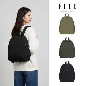 엘르 여성 캐주얼 여행용 나일론 백팩 다아
