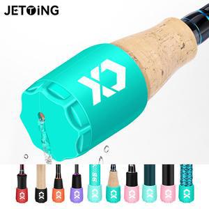 카본가이드 낚싯대 엔드 캡 낚싯대 핸들 보호 케이스, 실리콘 루어 로드 하단 보호대, 낚시 액세서리 핸들 커버, 4