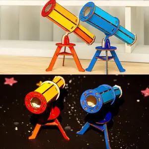 조립식 천체 망원경 만들기 종이 공예 DIY 키트 초등 과학 미술 (10개입) 배송비X