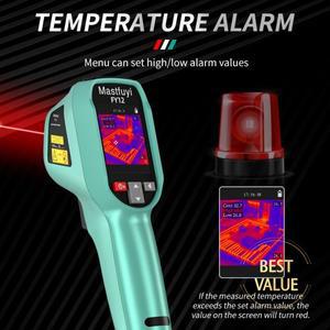 MASTFUYI 고화질 열화상 카메라 240×240px 휴대용 적외선 야간 투시경 USB 충전식 산업용/가정용