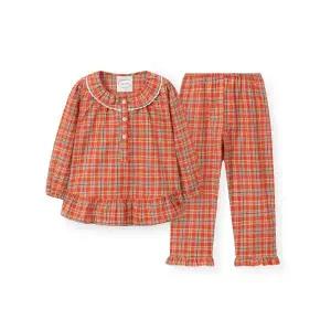 [오르시떼](대전신세계)여아동 G128 윈터레드 긴소매 파자마 세트
