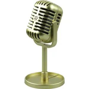 마이크 모형 촬영 스탠드 조절 립싱크 인테리어 소품 파티